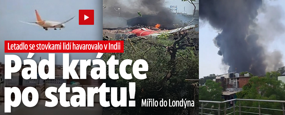 Havárie letadla v Indii: Pád krátce po startu!