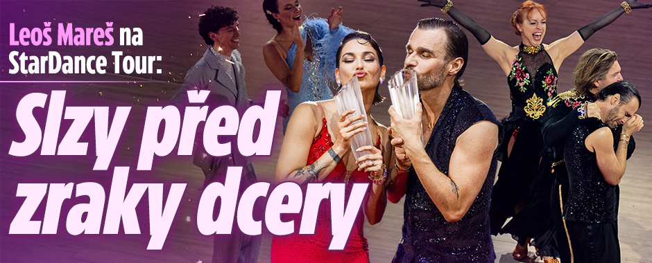 Banner ke žhavému tématu: Leoš Mareš na StarDance Tour: Slzy před ...