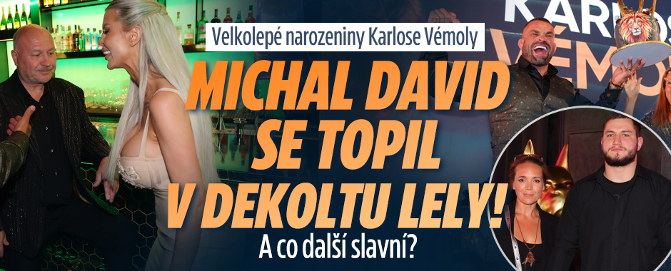 Divoká oslava 40 Karlose: Vyprsená Lela, vykulená Vondráčková