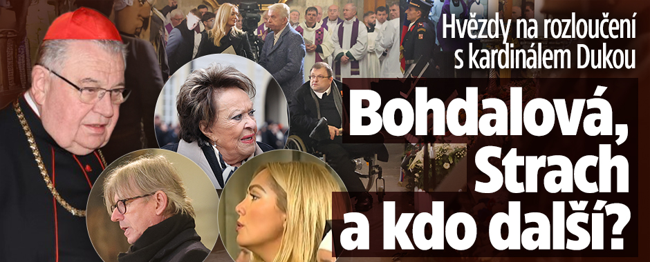 Banner ke žhavému tématu: Hvězdy na rozloučení s kardinálem ...