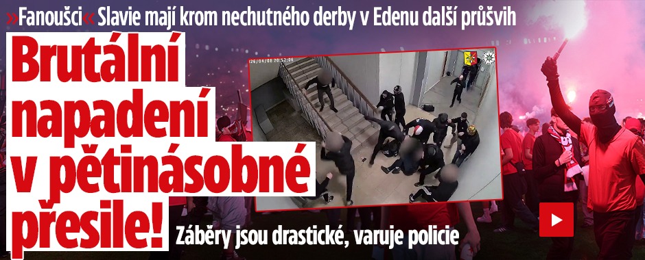 Banner ke žhavému tématu: Další průšvih slávistických »fanoušků«: ...