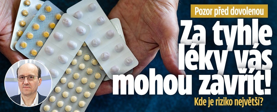 Banner ke žhavému tématu: Pozor před dovolenou: Za tyhle léky vás ...