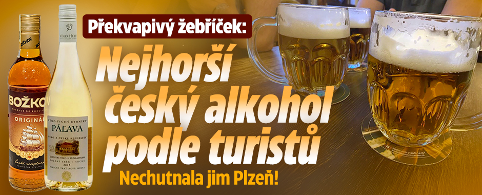 Banner ke žhavému tématu: Nejhorší český alkohol podle turistů: ...
