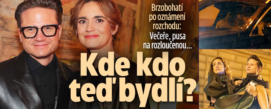 Banner ke žhavému tématu: Brzobohatý a Písařovicová po rozchodu: ...