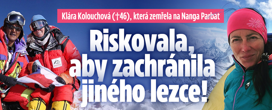 K. Kolouchová (†46): Riskovala, aby zachránila jiného lezce!
