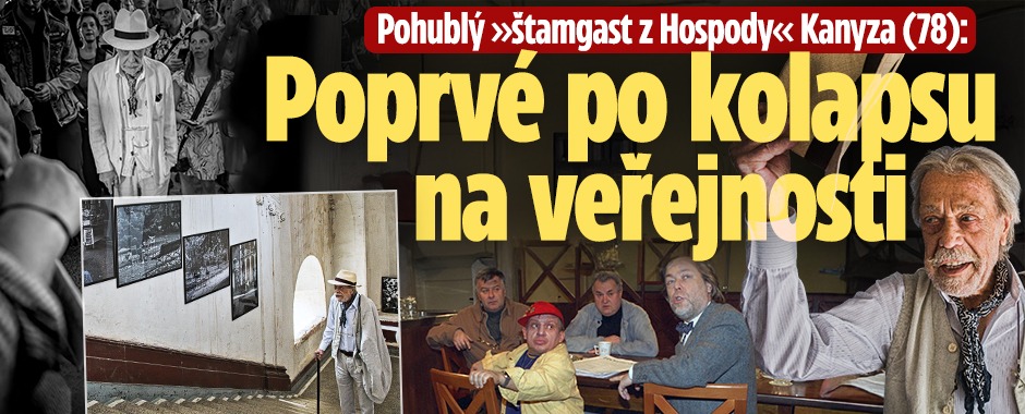 Banner ke žhavému tématu: Kanyza poprvé po kolapsu na výstavě ...
