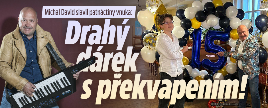 Michal David slavil patnáctiny vnuka: Drahý dárek s překvapením! 