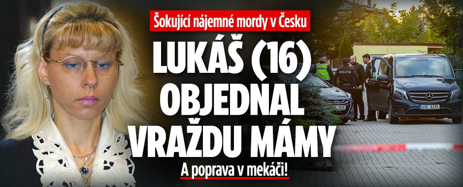 Banner ke žhavému tématu: Nájemné mordy v Česku: Lukáš (16) ...