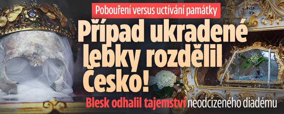Banner ke žhavému tématu: Případ ukradené lebky rozdělil Česko!