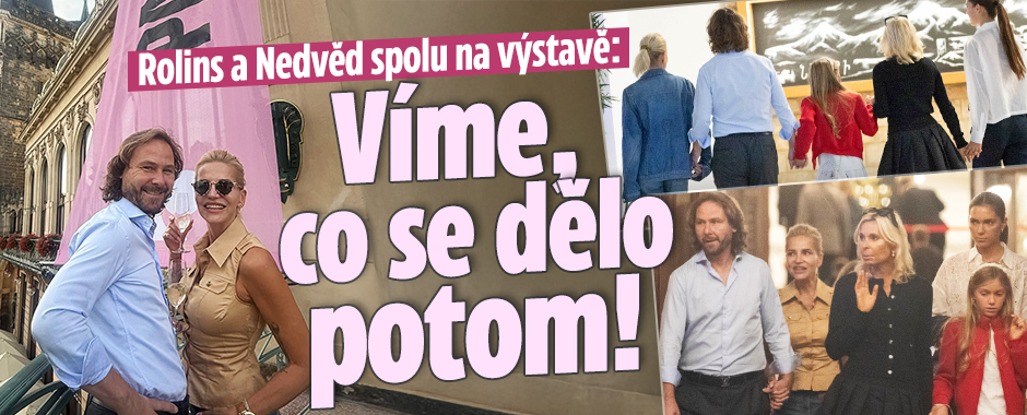Banner ke žhavému tématu: Rolins a Nedvěd spolu na výstavě: Víme, ...