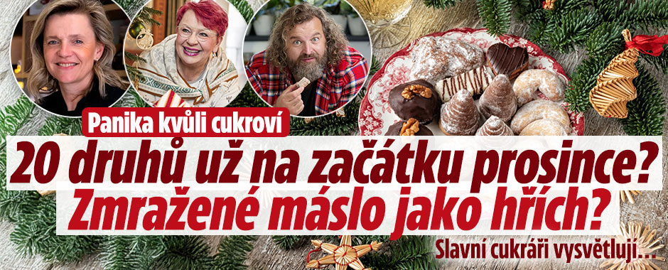 Banner ke žhavému tématu: 20 druhů cukroví na začátku prosince? ...