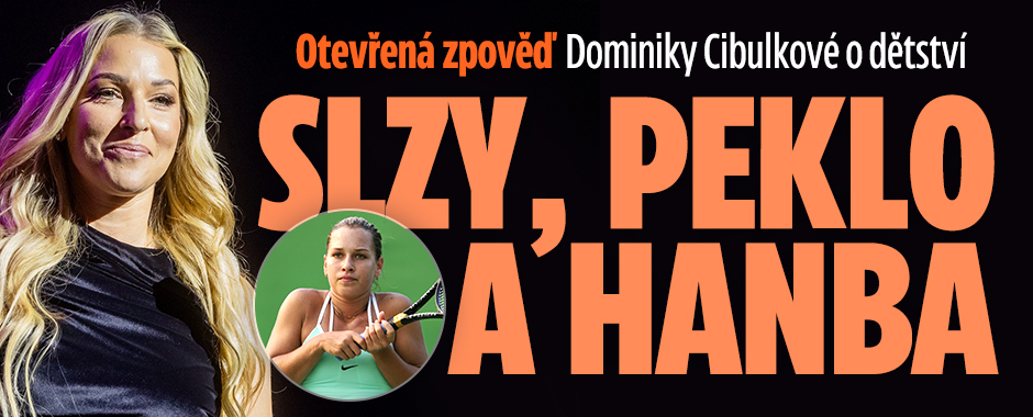 Banner ke žhavému tématu: Zpověď Dominiky Cibulkové o dětství: ...