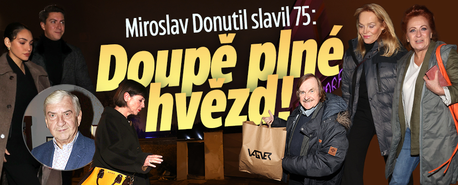 Banner ke žhavému tématu: Miroslav Donutil slavil 75: Doupě plné ...