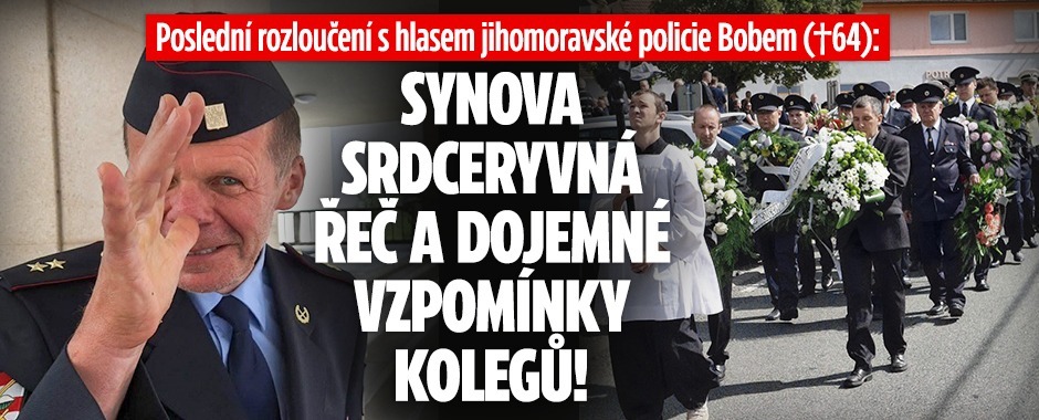 Banner ke žhavému tématu: Poslední rozloučení s hlasem policie ...