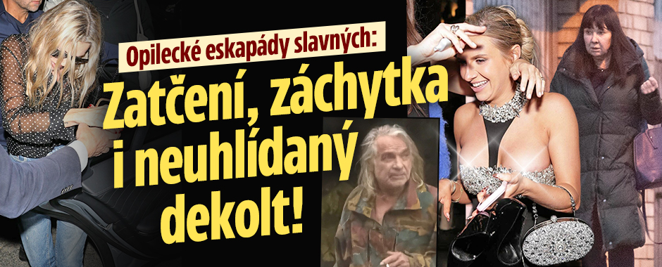 Banner ke žhavému tématu: Opilecké eskapády slavných: Záchytka i ...