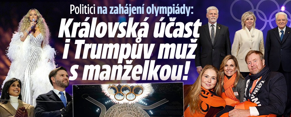 Banner ke žhavému tématu: Politici na zahájení olympiády: ...