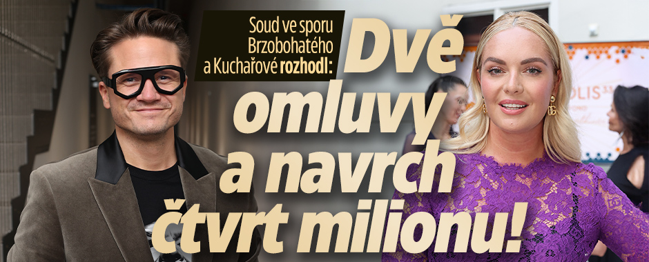 Banner ke žhavému tématu: Soud Brzobohatého a Kuchařové: Dvě ...
