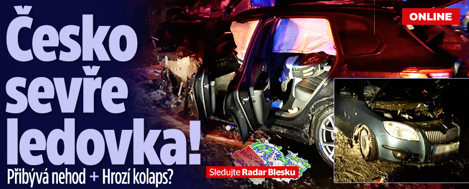 Banner ke žhavému tématu: ONLINE: Platí výstraha před ledovkou!