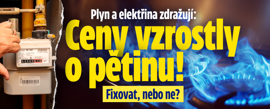 Banner ke žhavému tématu: Plyn a elektřina zase zdražují. Ceny ...