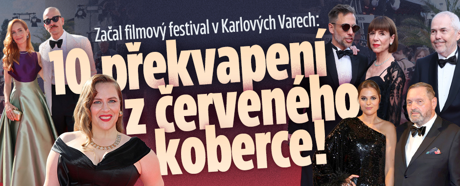 Začal filmový festival v Karlových Varech: 10 překvapení z červeného koberce!