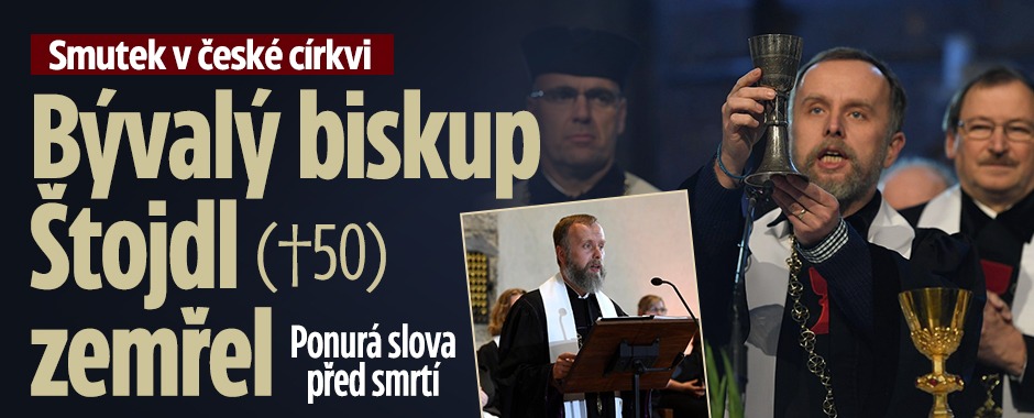 Banner ke žhavému tématu: Zemřel bývalý biskup Štojdl (†50): ...