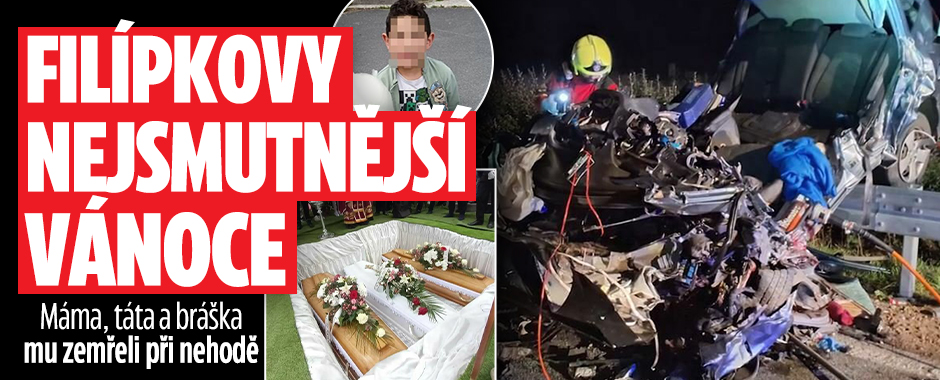 Banner ke žhavému tématu: Nejsmutnější Vánoce Filípka: Rodina mu ...