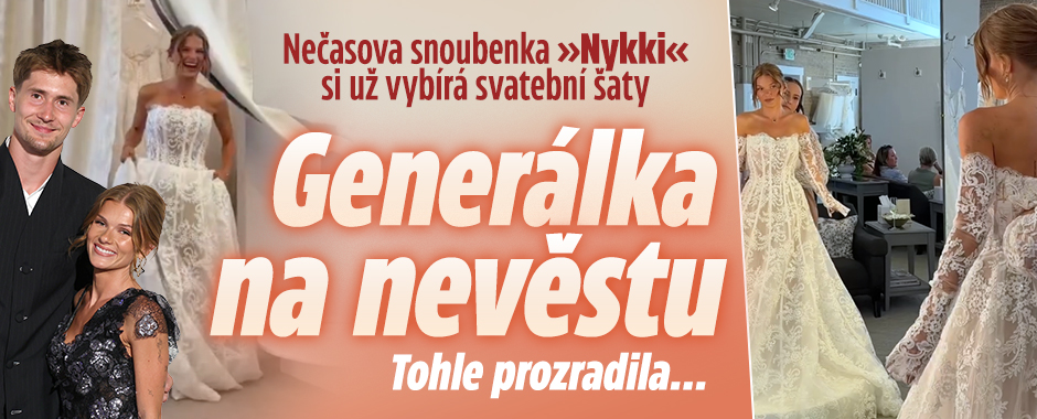 Banner ke žhavému tématu: Nečasova »Nykki« si vybírá svatební ...