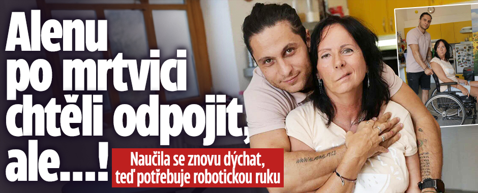 Banner ke žhavému tématu: Alenu po mrtvici chtěli odpojit, ...