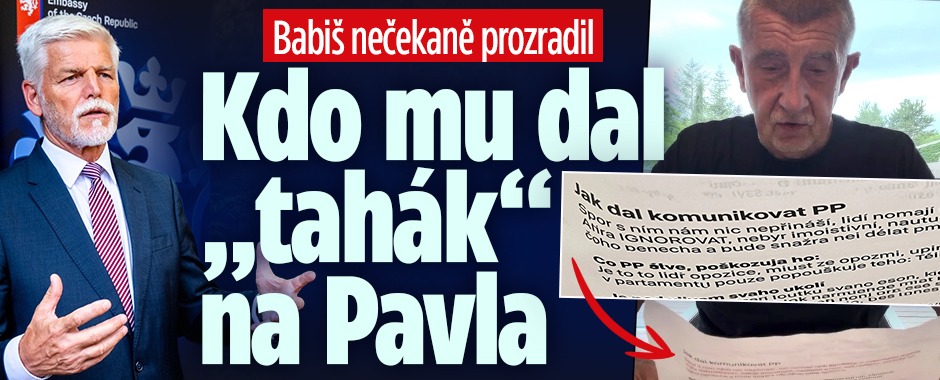 Banner ke žhavému tématu: Babiš hledá, kdo ho „potopil“. A má ...