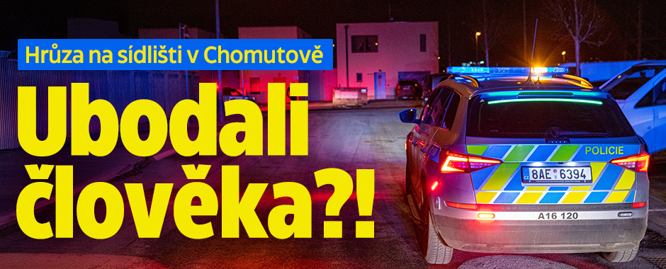 Banner ke žhavému tématu: Hrůza na sídlišti v Chomutově: Ubodali ...