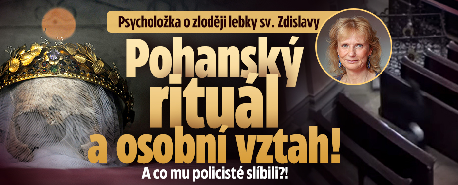 Banner ke žhavému tématu: Psycholožka o zloději lebky sv. ...