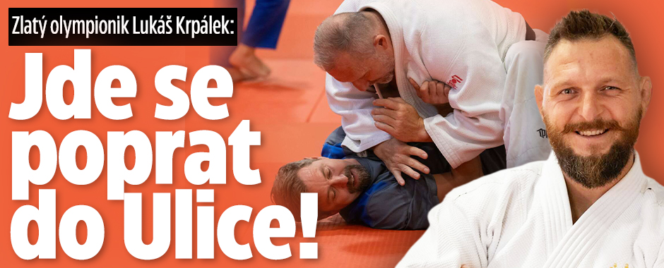 Banner ke žhavému tématu: Zlatý olympionik Lukáš Krpálek: Jde se ...