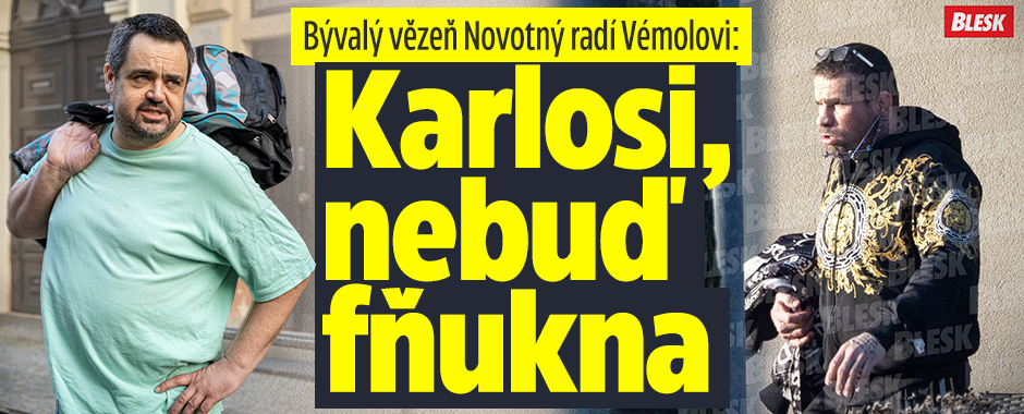 Banner ke žhavému tématu: Bývalý vězeň Novotný radí Vémolovi: ...