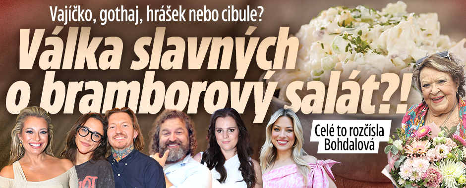 Banner ke žhavému tématu: Vajíčko, gothaj, hrášek? Válka slavných ...