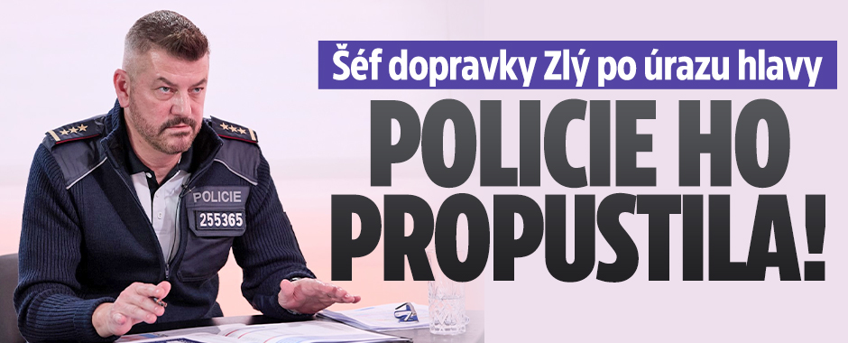 Šéf dopravky Zlý po úrazu hlavy: Policie ho propustila!