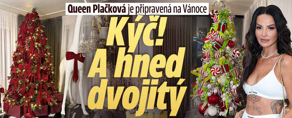 Banner ke žhavému tématu: Queen Plačková je připravená na Vánoce: ...