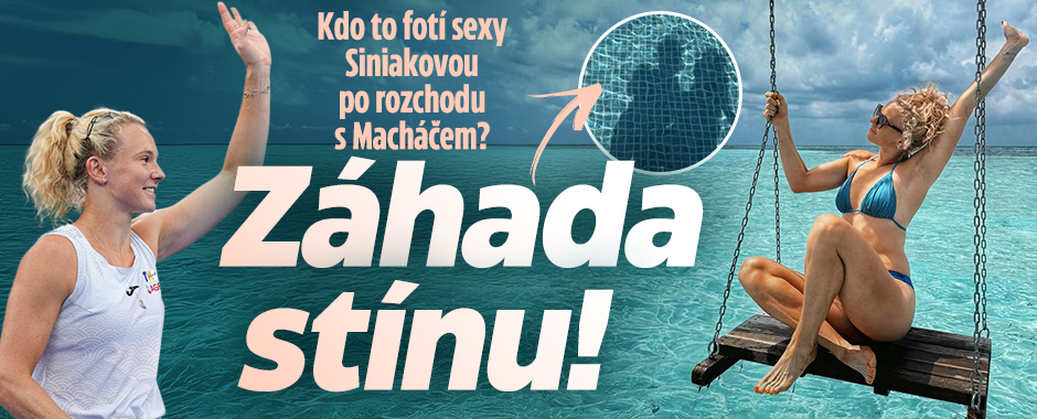 Banner ke žhavému tématu: Siniaková na Maledivách: Kačko, kdo tě ...