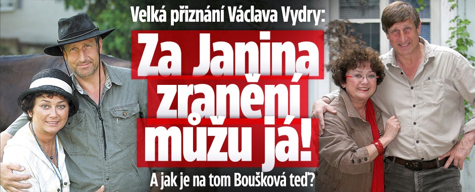 Banner ke žhavému tématu: Přiznání Václava Vydry: Za Janina ...