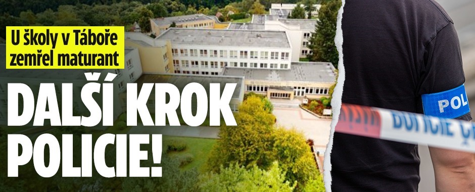 Banner ke žhavému tématu: U školy v Táboře zemřel maturant: Další ...