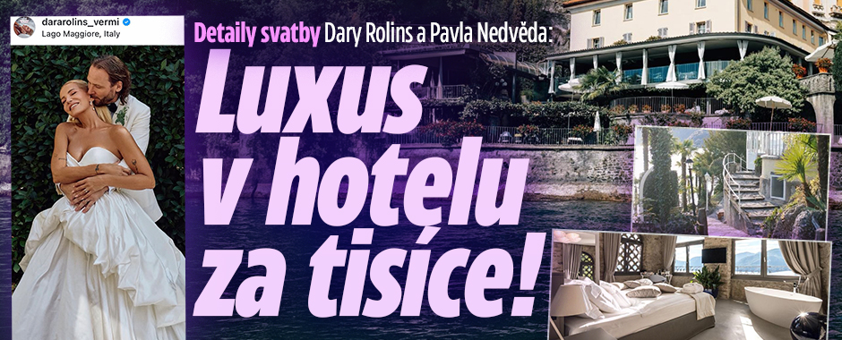 Banner ke žhavému tématu: Detaily svatby Rolins a Nedvěda: Luxus ...