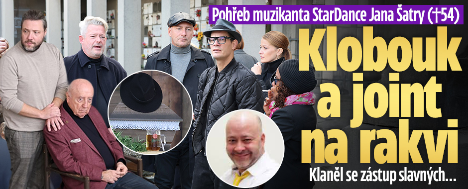 Banner ke žhavému tématu: Pohřeb Šatry (†54) te StarDance: ...