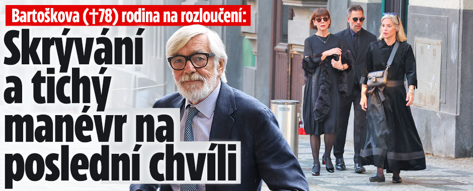 Bartoškova rodina na rozloučení: Skrývání a tichý manévr