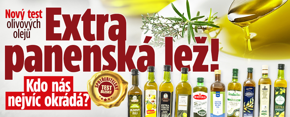 Extra panenská LEŽ: Polovina olivových olejů je žluklá!