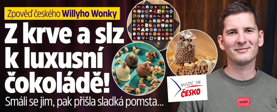 Banner ke žhavému tématu: Zpověď českého Willyho Wonky: Z krve a ...