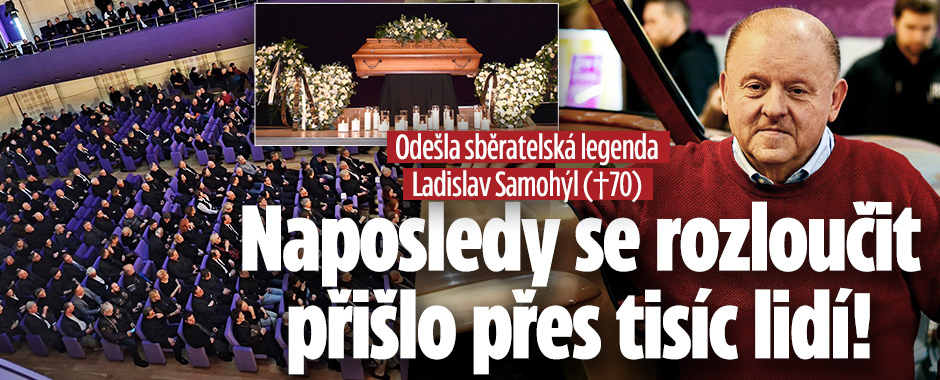 Banner ke žhavému tématu: Na pohřeb sběratelské legendy Samohýla ...