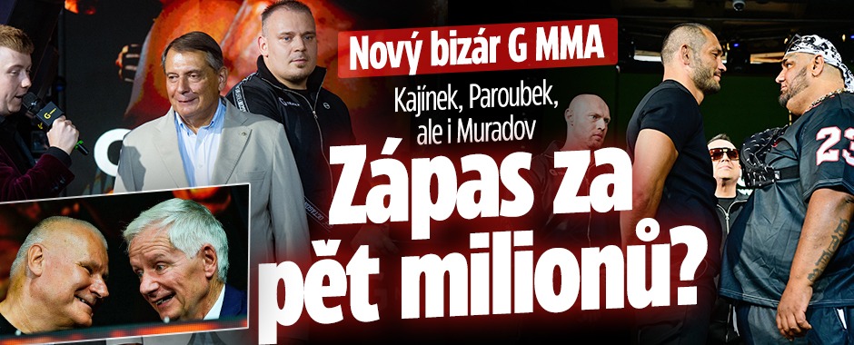 Banner ke žhavému tématu: Nový bizár G MMA: Kajínek, Paroubek, ...