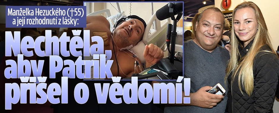 Banner ke žhavému tématu: Manželka Hezuckého: Nechtěla, aby ...