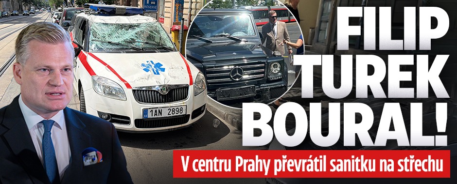 Banner ke žhavému tématu: Filip Turek boural! V Praze obrátil ...