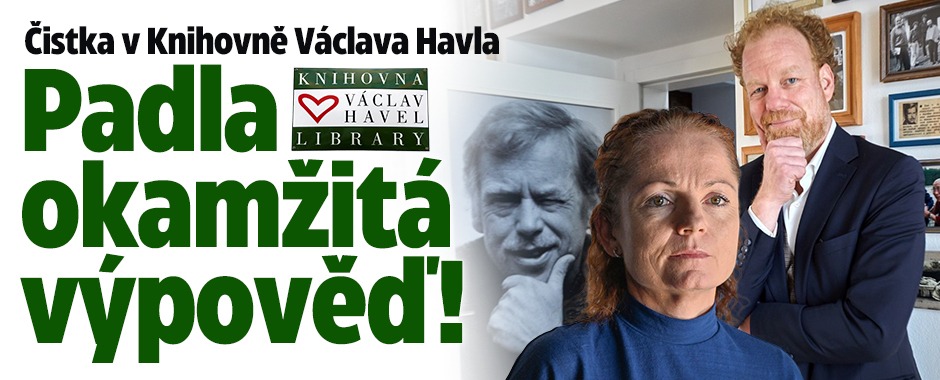 Banner ke žhavému tématu: Čistka v Knihovně Václava Havla: Padla ...