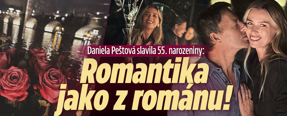 Banner ke žhavému tématu: Daniela Peštová slavila 55. narozeniny: ...
